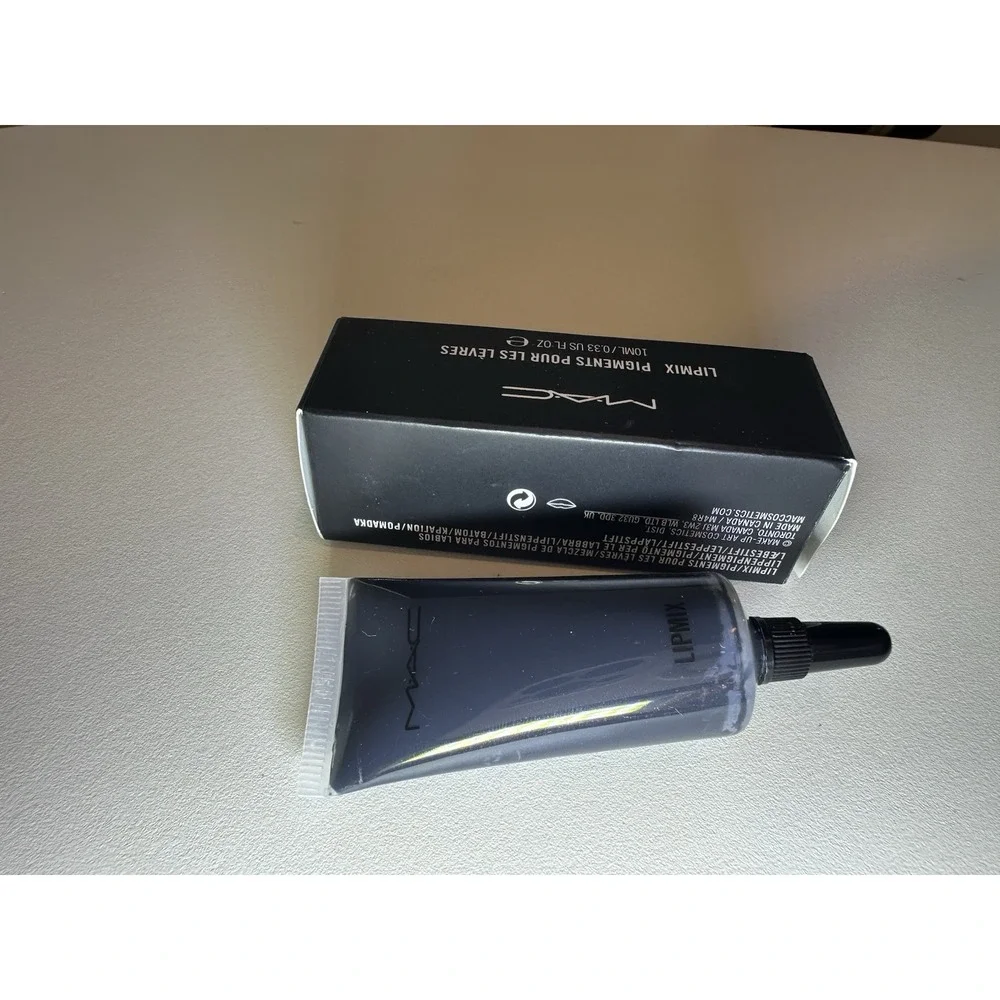 MAC COSMETICS LIPMIX PIGMENTS (BLACK) 10ML / 0.33oz NIB M4R8